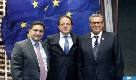  Akhannouch s’entretient avec le commissaire européen pour renforcer le partenariat stratégique Maroc-UE