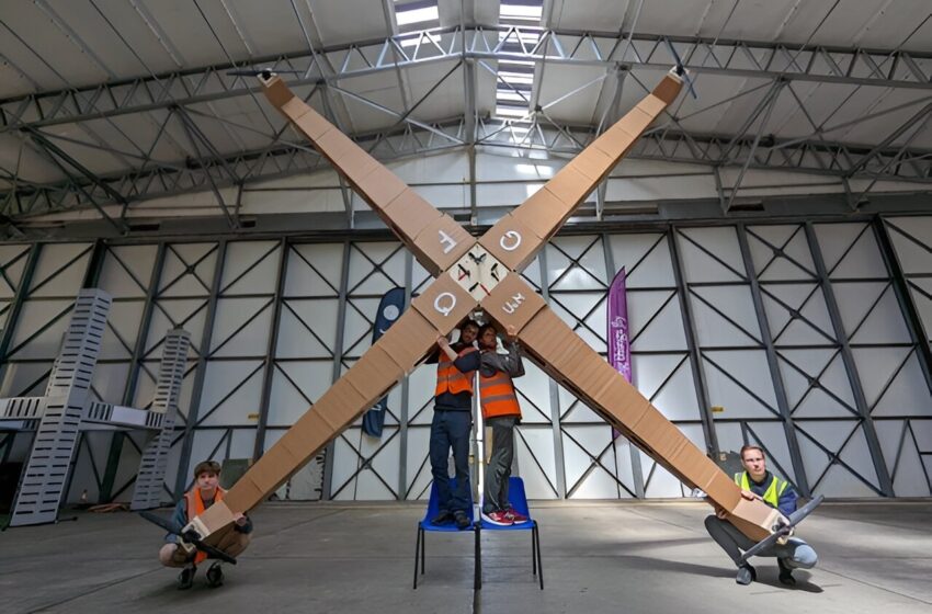  Des chercheurs conçoivent et pilotent le plus grand drone quadricoptère au monde
