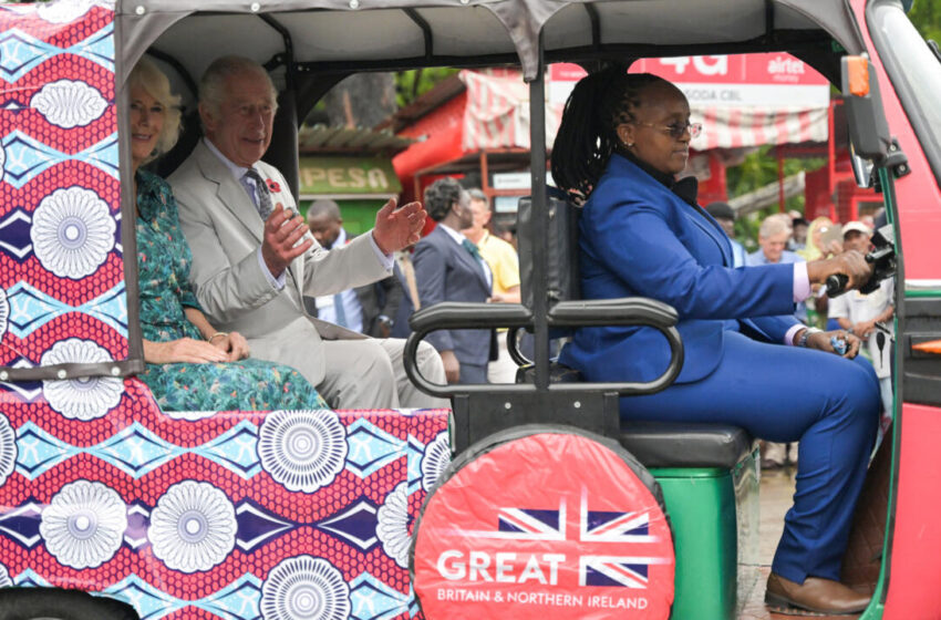  De fortes pluies perturbent le dernier jour de la tournée royale britannique au Kenya
