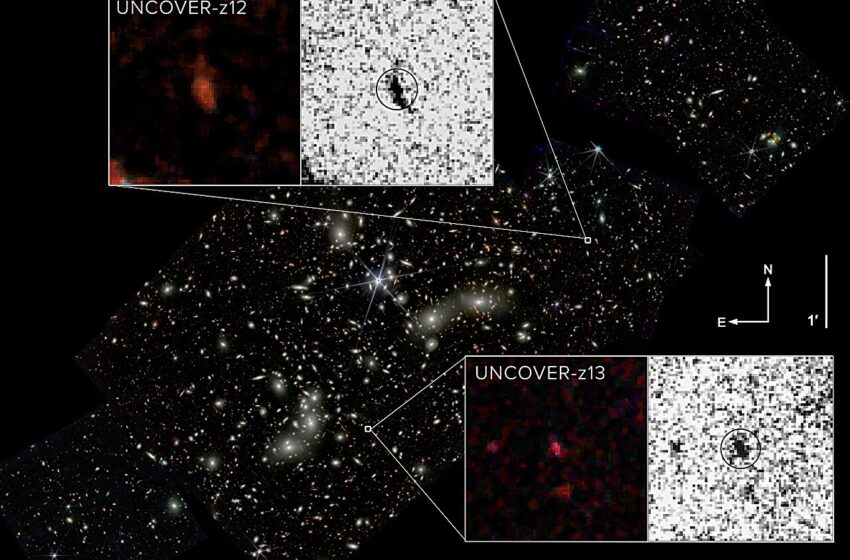  La deuxième galaxie la plus éloignée découverte grâce au télescope spatial James Webb