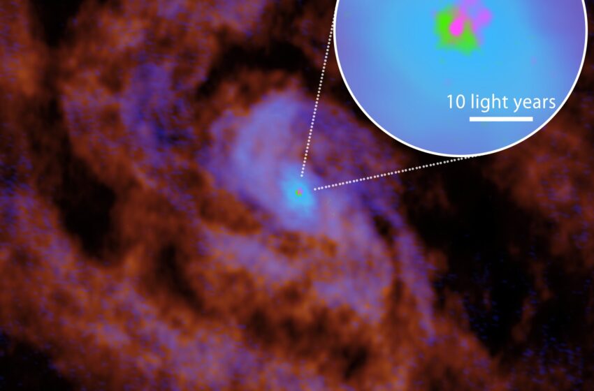  Les astronomes observent l’alimentation et la rétroaction des trous noirs supermassifs à des échelles inférieures au parsec