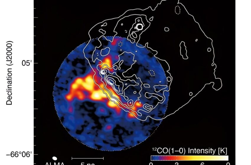  Les observations d’ALMA apportent davantage de lumière sur les nuages ​​​​moléculaires associés au reste de supernova LHA 120-N49