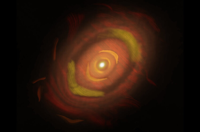  L’observation ALMA d’une jeune étoile révèle des détails sur les grains de poussière