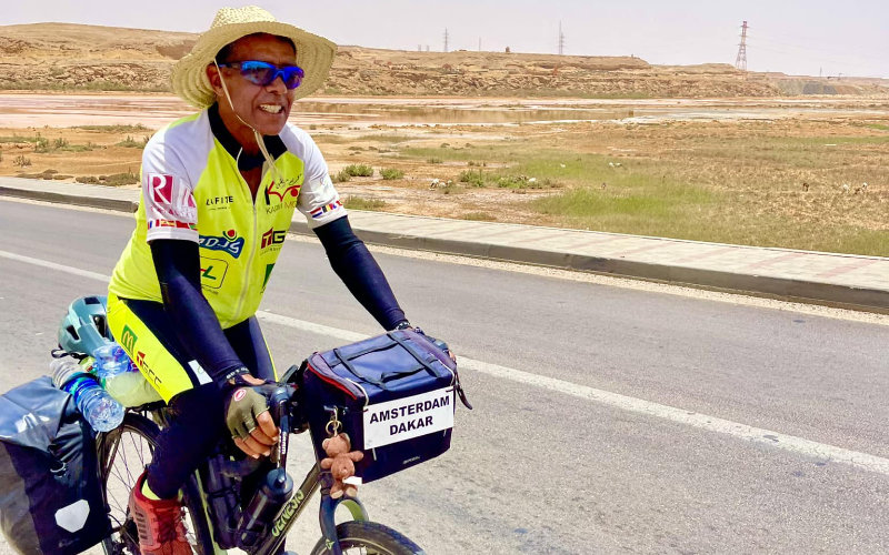  À 69 ans, un voyage à vélo de 16 000 km à travers 16 pays