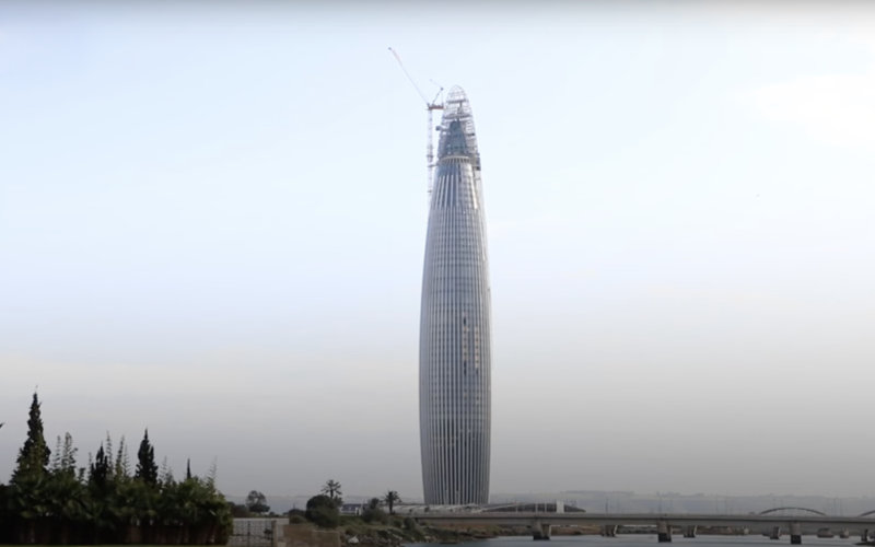  La Tour Mohammed VI en phase finale de sa construction