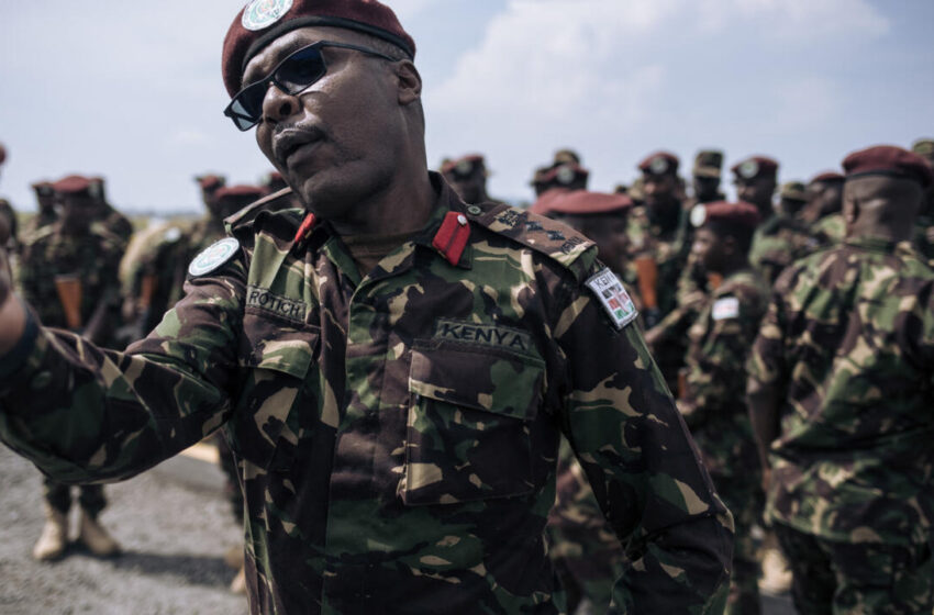  Les forces d’Afrique de l’Est commencent à se retirer de la RD Congo