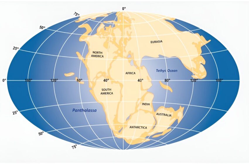  Une étude met en lumière la formation de la côte est des États-Unis lors de la fragmentation du supercontinent Pangée