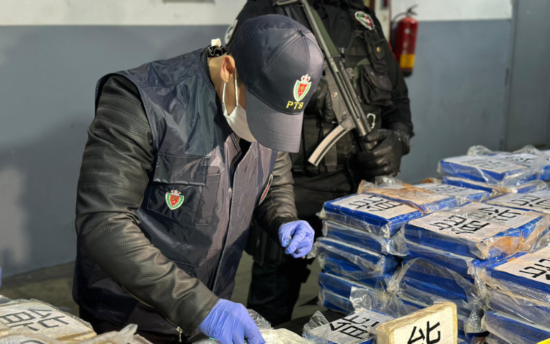  Une tonne de cocaïne en provenance d'Amérique du Sud saisie au Maroc