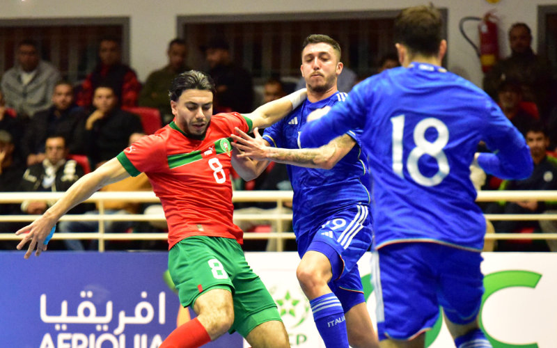  Futsal : le Maroc corrige l'Italie