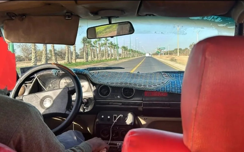  un taxi de la honte choque un touriste à Agadir