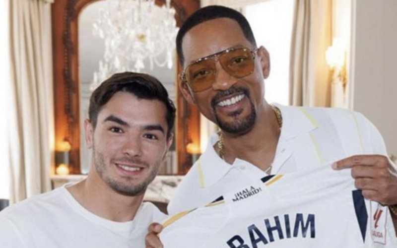  Brahim Diaz soutenu par Will Smith