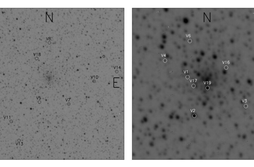  Deux nouvelles étoiles variables détectées dans l’amas globulaire NGC 6558