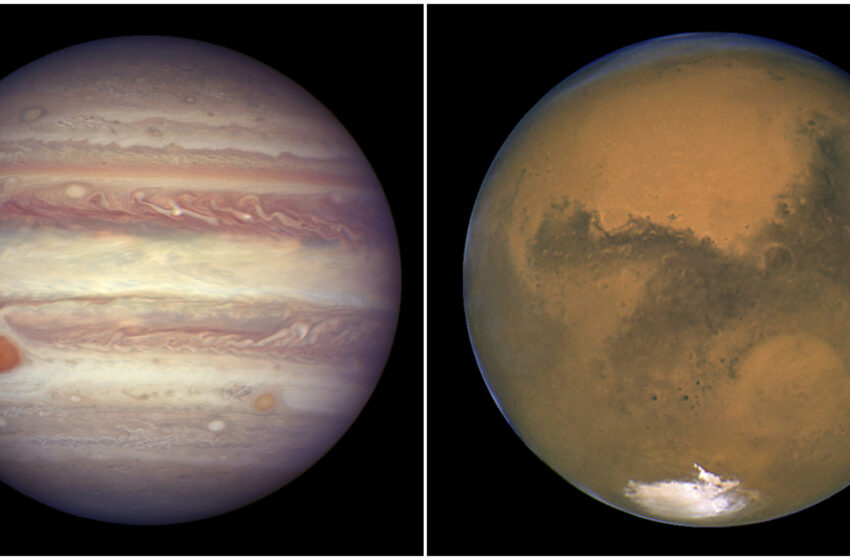  Mars et Jupiter se rapprochent dans le ciel nocturne. Les planètes ne se rapprocheront plus autant avant 2033