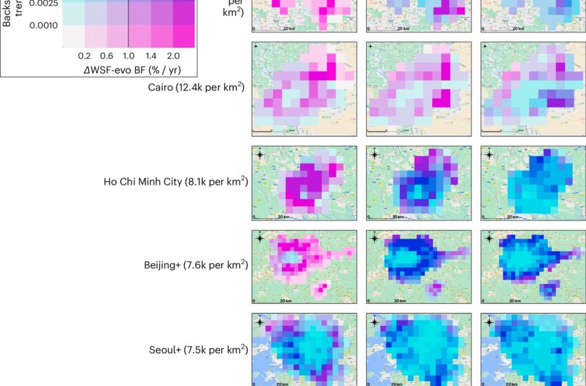  Une étude par satellite montre que les villes du monde entier grandissent plus qu’elles ne le font