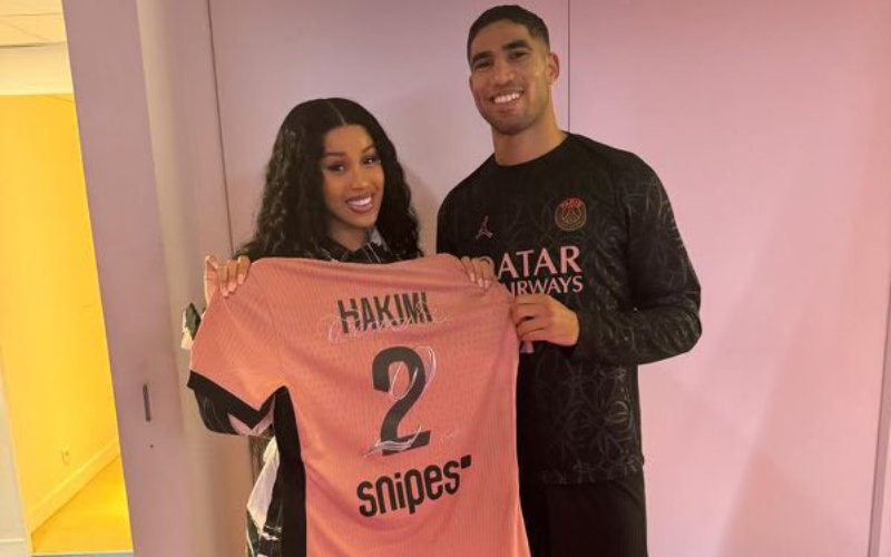  Le cadeau d’Achraf Hakimi à Cardi B