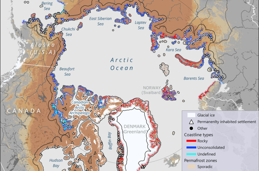  La plupart des infrastructures côtières de l’Arctique seront confrontées à l’instabilité d’ici 2100, prévient une étude