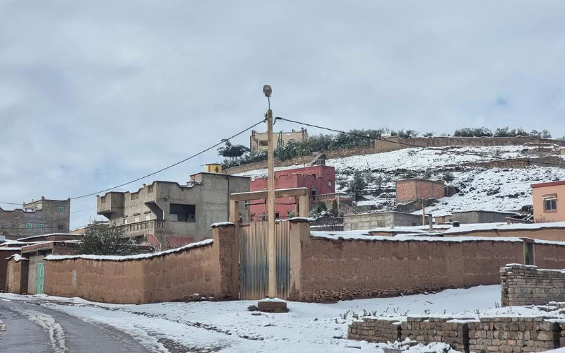  vague de froid et neige au Maroc