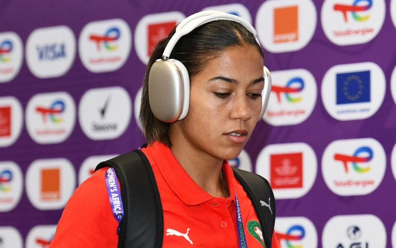  Ghizlane Chebbak, l’étoile du match