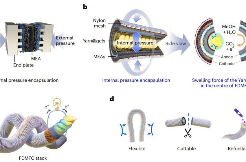  Les piles à combustible au méthanol à base de coton pourraient alimenter de la future électronique flexible