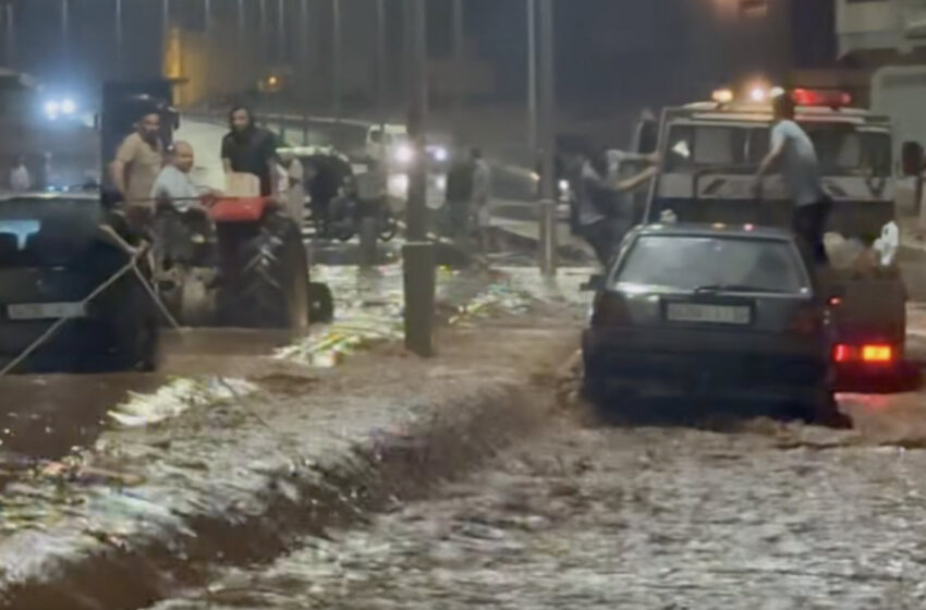  D’importants dégâts au Maroc après des pluies torrentielles