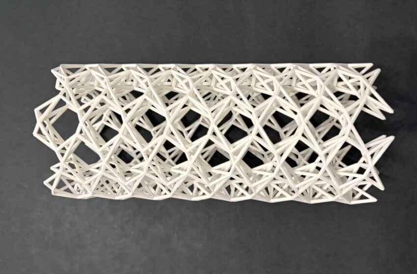  Les métamatériaux imprimés en 3D exploitent une géométrie complexe pour amortir les vibrations mécaniques