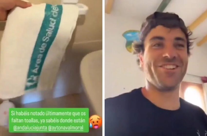  Serviettes d’un hôpital espagnol trouvé dans un hôtel marocain