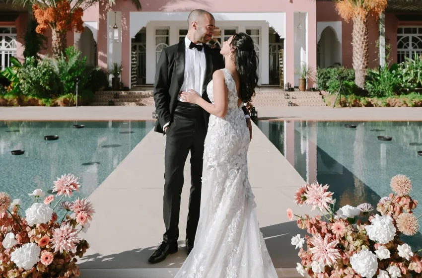  Sammy Mahdi et Nawal Farih se sont mariés à Marrakech