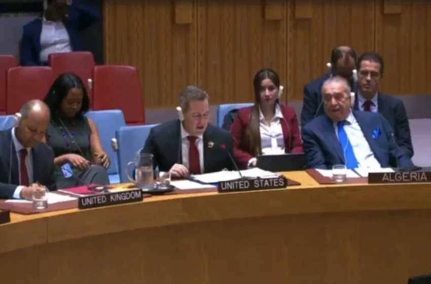  les Etats-Unis saluent un vote « historique » à l’ONU et appellent l’Algérie à négocier