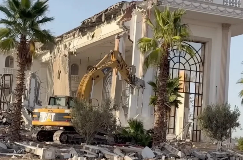  un immeuble de luxe rasé pour construction illégale à Bouskoura