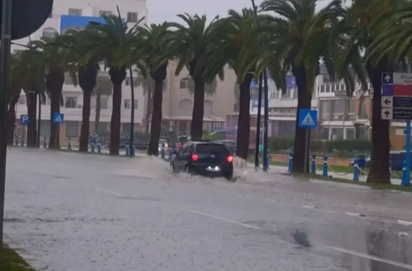  Le nord du Maroc sous les eaux (vidéo)