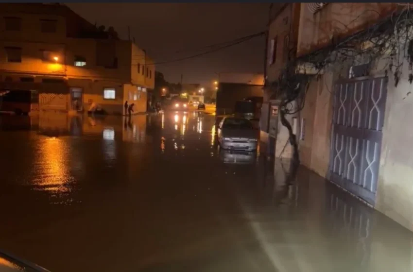  Tanger sous les eaux, scènes de chaos dans plusieurs quartiers