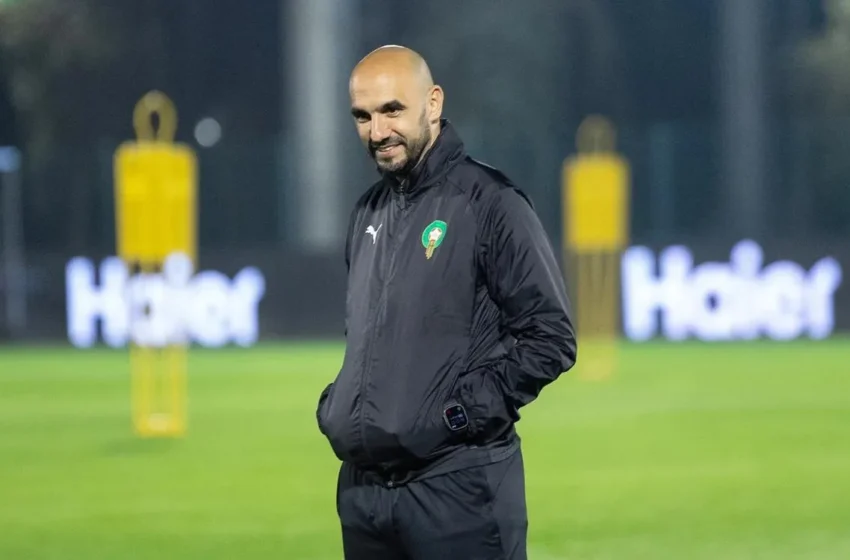  La FRMF confirme Walid Regragui et dévoile la programmation de mars