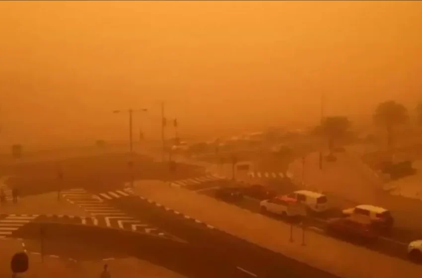  alerte orange aux vents violents et aux tempêtes de sable
