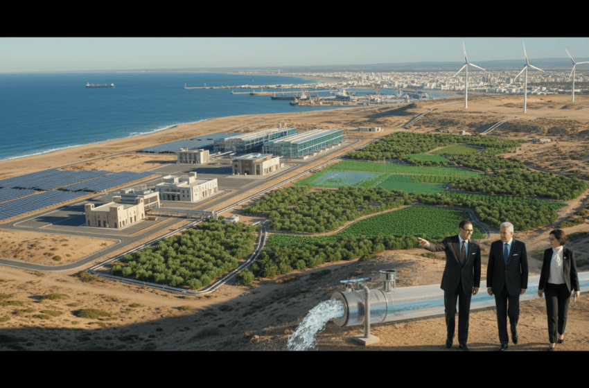  11 projets de dessalement en régions côtières pour eau potable irrigation et industrie