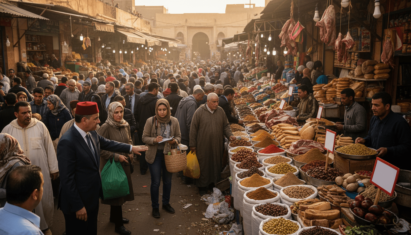 À Oujda hausse des prix et forte demande alimentaire avant l'Aïd