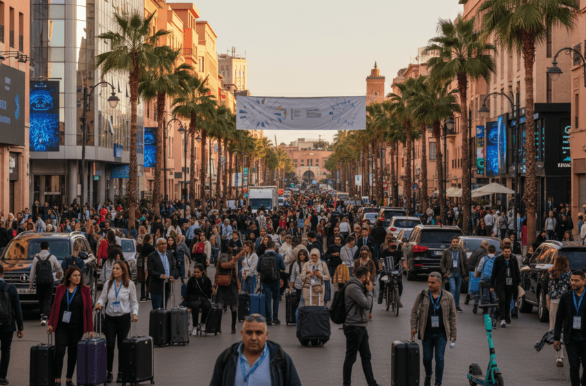  Affluence touristique et pression hôtelière à Marrakech en avril 2026 avec Gitex Africa