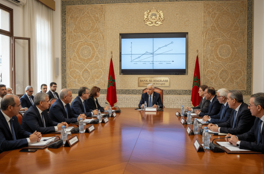  Bank Al-Maghrib confirme le statu quo lors du conseil réuni à Rabat
