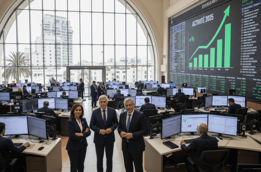  Bourse de Casablanca : les sociétés cotées affichent une progression d’activité en 2025