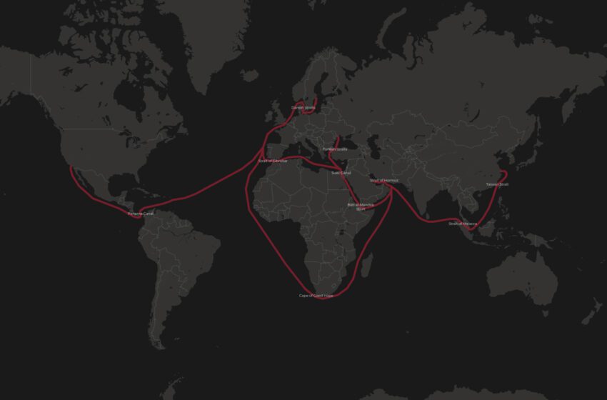  Cartographie des détroits et canaux les plus stratégiques du monde