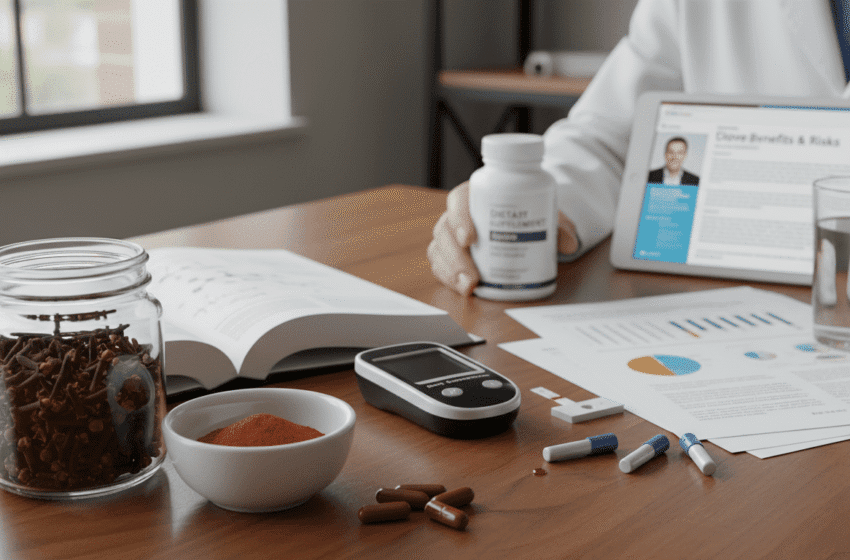  Compléments de clou de girofle: promesses en laboratoire, preuves humaines et sécurité limitées