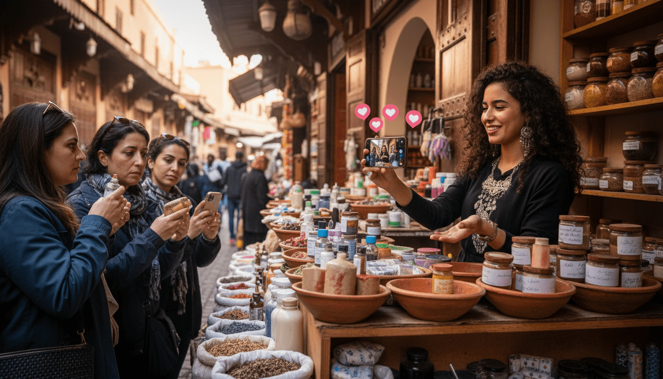 Cosmétiques marocains en essor sur les réseaux sociaux mais risques pour consommateurs