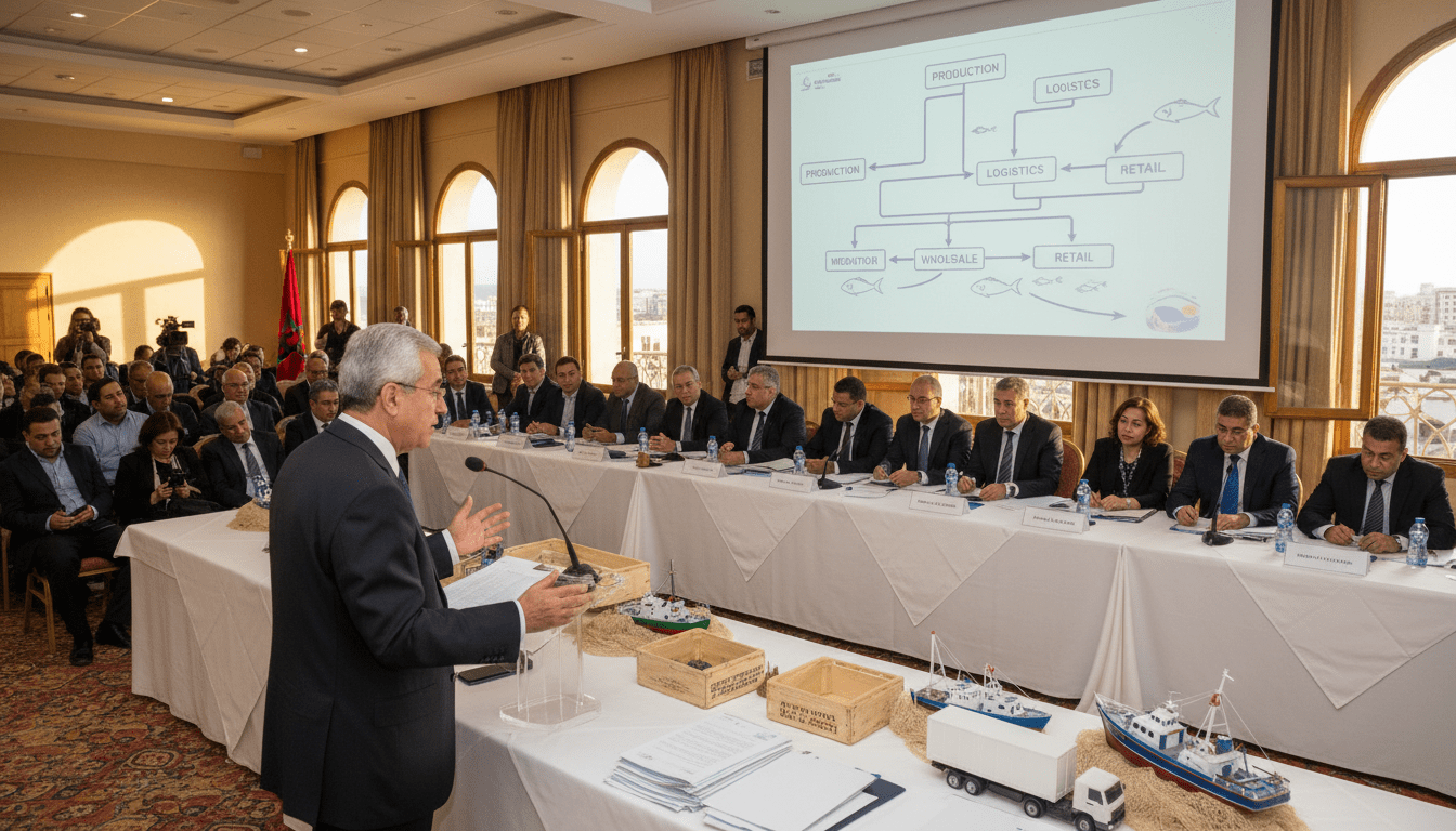 FENIP et Hassan Sentissi El Idrissi détaillent la chaîne de distribution du poisson