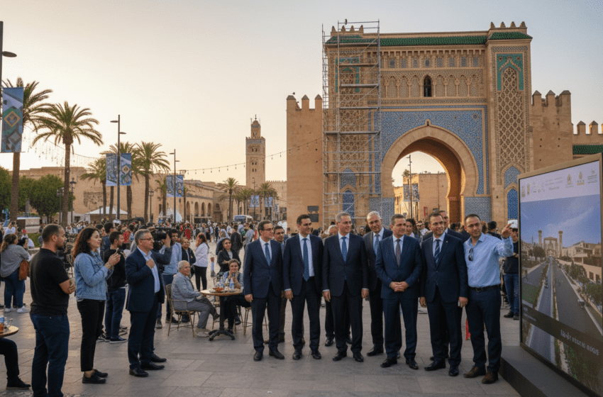  Fès revalorise Bab Boujloud pour préparer la Coupe du monde 2030