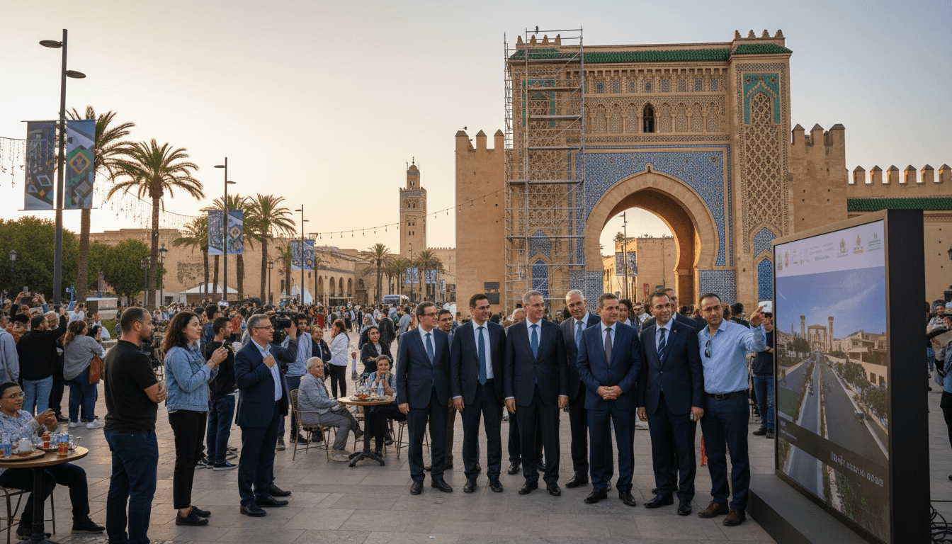 Fès revalorise Bab Boujloud pour préparer la Coupe du monde 2030