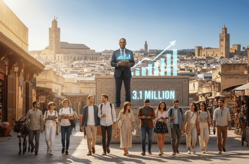  Fès‑Meknès 2025 : 3,1 millions de nuitées et une hausse de 9 pour cent
