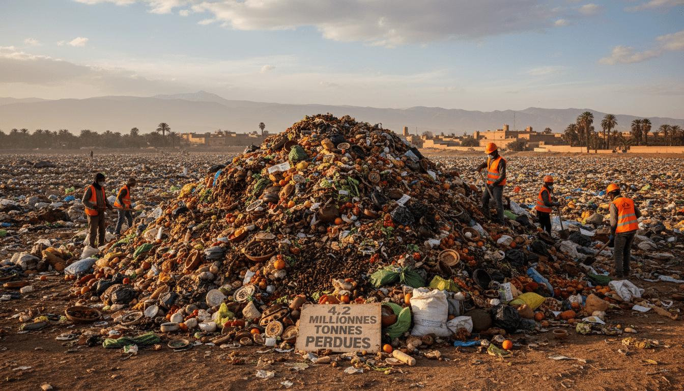 Gaspillage alimentaire au Maroc 4,2 millions de tonnes perdues par an