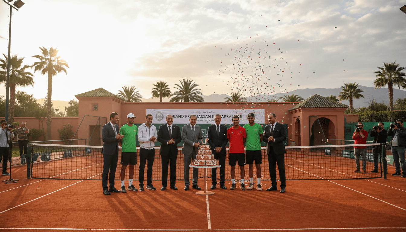 Grand Prix Hassan II à Marrakech, le Royal Tennis Club célèbre ses 40 ans