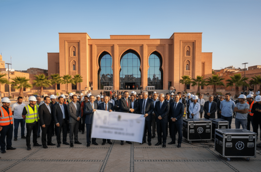  Grand Théâtre de Fès obtient un marché de 50,4 M DH pour équipements techniques