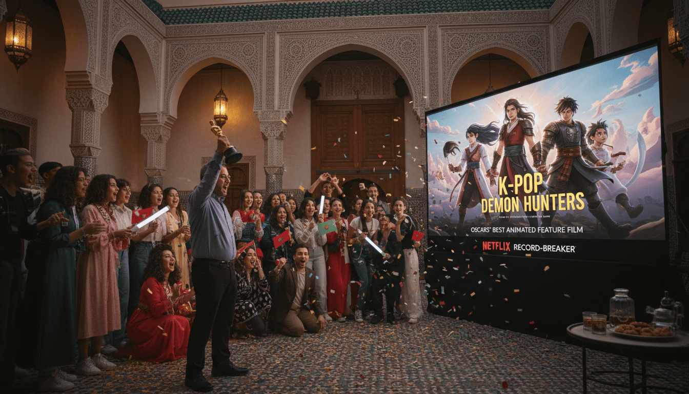 KPop Demon Hunters sacré meilleur film d’animation aux Oscars et record Netflix