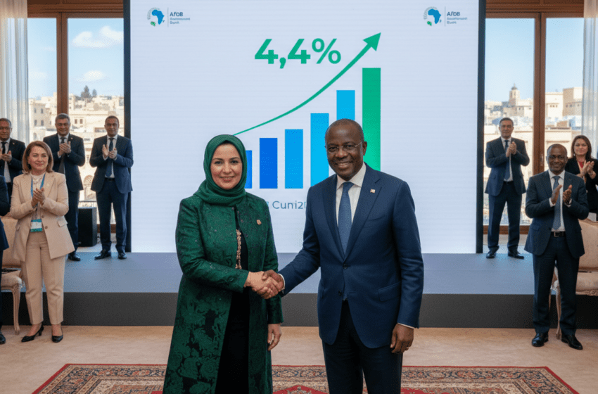  La BAD confirme la croissance résiliente du Maroc à 4,4% en 2025